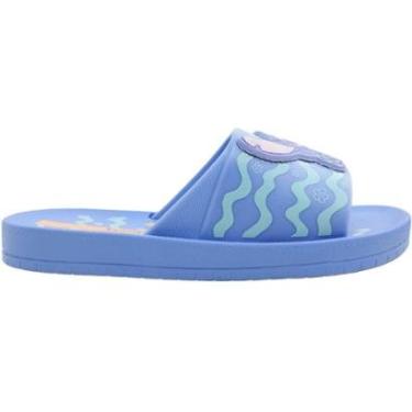 Imagem de Chinelo Infantil Menina Slide Gaspea Casual Dia a Dia Escola Passeio Disney Stitch Ipanema 27367-Feminino