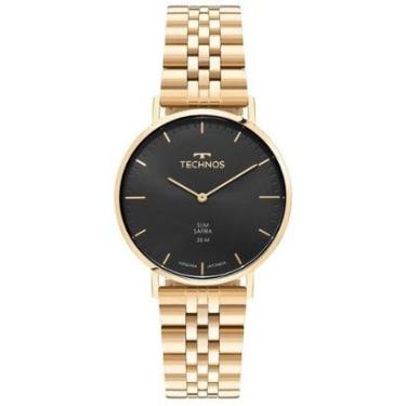 Imagem de Relógio Technos Masculino Slim Dourado - 2025LUI/1P-Masculino