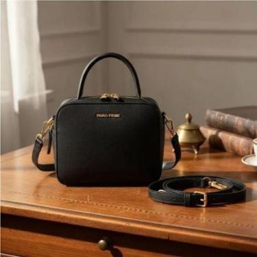 Imagem de Bolsa baú pequena Pavão de Ouro PRIME-Feminino