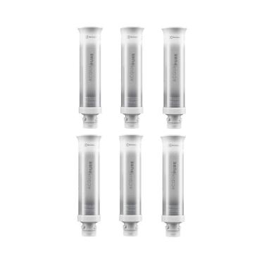 Imagem de Kit 6 Refil De Água Acqua Pure para Purificador Electrolux PE10, PE12A, PE12B, PE12G e PE12V