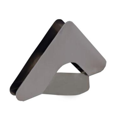 Imagem de Porta Guardanapo Inox Mesa Suporte Cozinha Triangular - INOX LAURINDOS