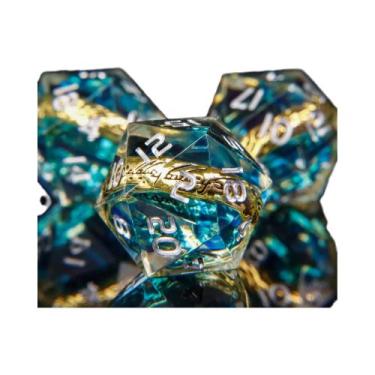 Imagem de Conjunto De Dados Poliedrais D6 De Resina Para Jogos De Tabuleiro Dung