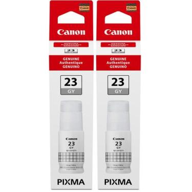 Imagem de Botella de Tinta Canon GI-23 Gris 60 mL (Paquete de 2)