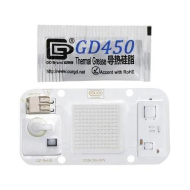 Imagem de Lâmpada LED COB De 50W Sem Driver Para Cultivo De Plantas, Espectro Co