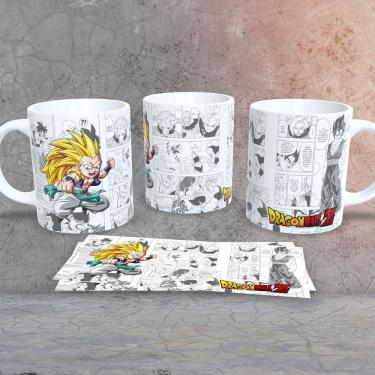 Imagem de Caneca de Porcelana Dragon Ball Estampa 22 para Bebidas 325ML com Uso em Micro-ondas e...