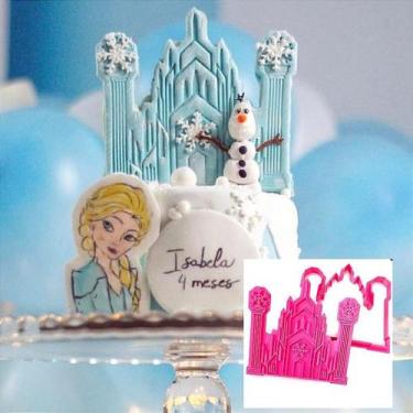 Imagem de Cortador e Marcador de Castelo Grande Frozen Princesas - 12cm - D25132