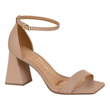 Imagem de Vizzano Sandália Nude Feminina Fecho Ajustavel Estilo Casual -, Nude, 