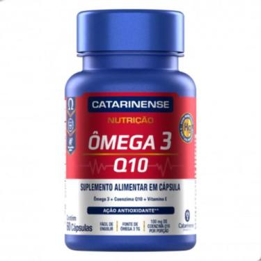 Imagem de Ômega 3 TG + Coq10 Coenzima Q10 Vitamina E 60 Capsulas Catarinense - C