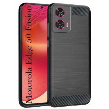 Imagem de Capa Capinha Fibra Para Motorola Edge 50 Fusion Anti Impacto - FIBRA N