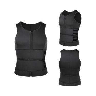 Imagem de Colete Modelador Masculino Vensslim: Camiseta De Compressão Para Queim