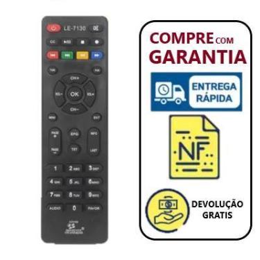 Imagem de Controle remoto para conversor imagevox adv06 -9105 -7130 - LELONG