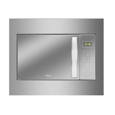 Imagem de Micro-ondas de Embutir Philco PMB37EB 37L 1400W Limpa Fácil Menu Fit Espelhado