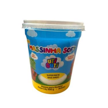 Imagem de Massa De Modelar Massinha Soft 500g UTI GUTI, Branco