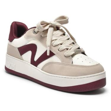Imagem de Tênis Feminino Via Marte Tenis Via Marte Casual Lançamento, Bege, 38, 