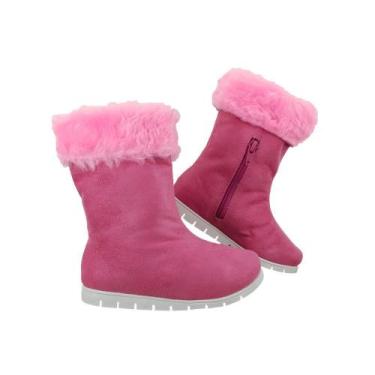 Imagem de Bota Infantil com Pelo 100% Lã Forrada Neve Inverno Conforto A211 - LB
