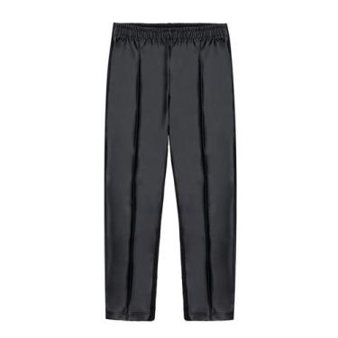 Imagem de Calça Infantil Legging Preta Abrange, 12, Preto
