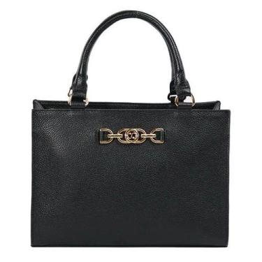 Imagem de Bolsa Tote Sienna Classe Couro, Preto, UN