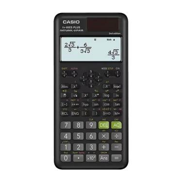 Imagem de Calculadora Científica Casio FX-85ES Plus 2da Edição 12 Dígitos Display Natural-V.P.A.M. Solar e Bateria Preto