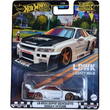 Imagem de Hot Wheels Premium Boulevard Silhouette Nissan Skyline Lbwk Lb Er34