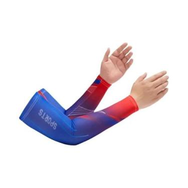 Imagem de Mangas De Proteção Solar UV Para Homens, Mangas Esportivas Com Efeito 