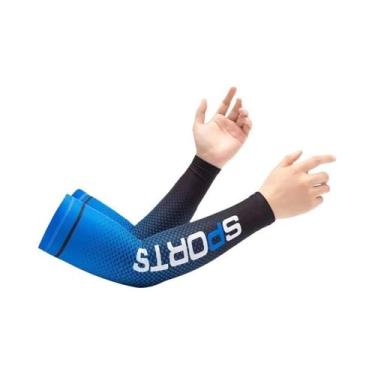 Imagem de Mangas De Proteção Solar UV Para Homens, Mangas Esportivas Com Efeito 