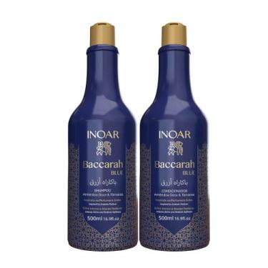 Imagem de Kit Inoar Baccarah Blue Amêndoas Doces e Tâmara Shampoo e Condicionado