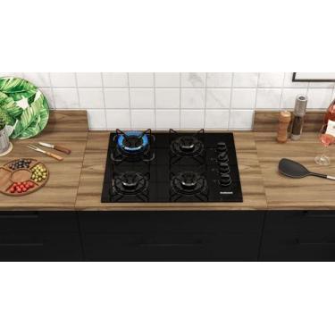Imagem de Cooktop Itatiaia Essencial 4 Bocas - Preto, Bivolt