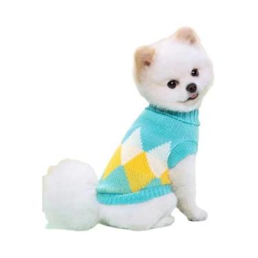 Imagem de Suéter Tricotado Para Cães E Gatos Pequenos S-2XL, Macio, Confortável 