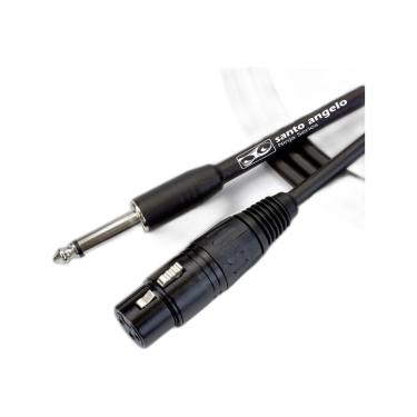 Imagem de Cabo de Áudio Santo Angelo Ninja SC-20 P10 Mono para XLR Fêmea 15 FT Estúdio e Palco