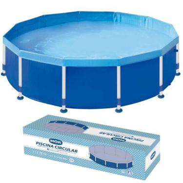 Imagem de Piscina estrutural redonda 5500 lts azul - mor