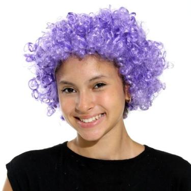 Imagem de Peruca Black Cacheada Abrakadabra - Carnaval, ROXO, U