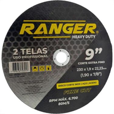 Imagem de Disco Ranger Inox 9 X 1.9 X 7/8 - Kit C/5 UN