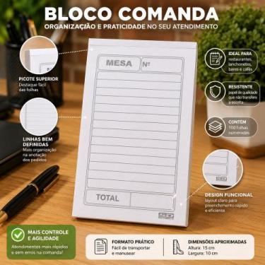 Imagem de Pedido de Mesa com Carbono ANIMATIVA 50 Jogos com 2 Folhas - Papel Off