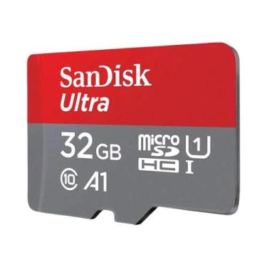 Imagem de Cartão MicroSD SanDisk 32GB 64GB 128GB 256GB C10 U1 Full HD 4K Para Câ