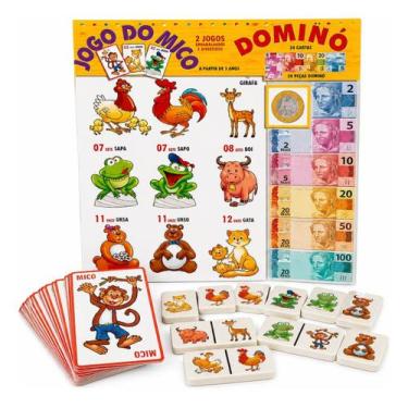 Imagem de Jogo Do Mico Dominó Infantil Educativo Crianças 3+ - melhor jogo educa