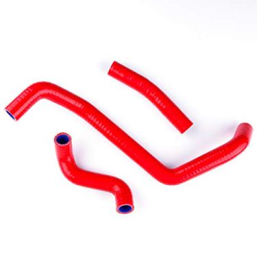 Imagem de LUXERAD Mangueira de silicone de arrefecimento para quadriciclo Performance 3 camadas 4,5 mm para Can-Am Bombardier DS650 00-07 (vermelha)