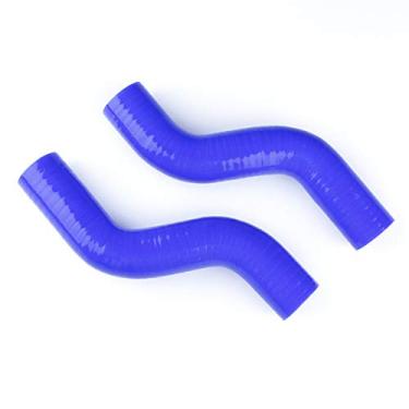 Imagem de LUXERAD Mangueira de silicone de arrefecimento para aquecedor de radiador de alto desempenho de 3 camadas 4,5 mm para Nissan S30 Datsun 240Z 260Z (azul)