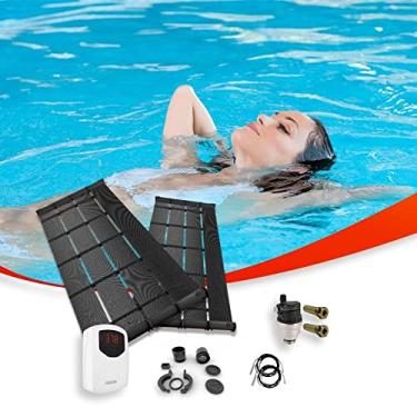 Imagem de Kit Aquecedor Solar para Piscinas de até 32m² ou 45 mil litros TekSol com Controlador de Temperatura Bivolt