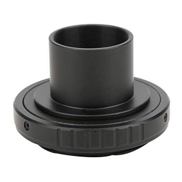 Imagem de 01 02 015 Adaptador de telescópio astronômico, fácil de instalar, resistente e durável, material de liga de alumínio T telescópio de 3,25 cm para câmera SLR (PK)
