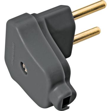 Imagem de Plugue Angular Tramontina 2P 10 A 250 V Tramontina Preto Tramontina