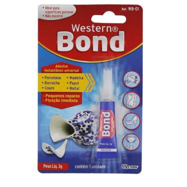 Imagem de Cola Instantânea Universal Western Bond 24 Unidades