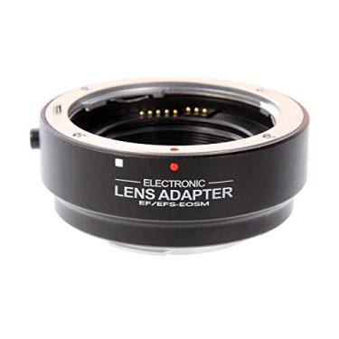 Imagem de Anel adaptador automático de lente Foco automático AF da FocusFoto para lente Canon EF EF-S para Canon EOS M EF-M Montagem sem espelho Corpo da câmera M1 M2 M3 M5 M6 M10 M50 M100