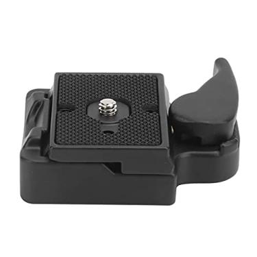 Imagem de Vbestlife Adaptador de placa de liberação rápida removível de liga de alumínio com parafuso de 0,95 cm a 0,64 cm para cabeça esférica/câmera/tripé