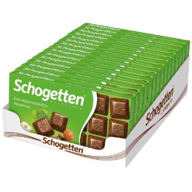 Imagem de Chocolate Schogetten Com Avelãs 100g - Alemanha (15 X 100g)