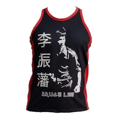Imagem de Camiseta Regata Bruce Lee Kung Fu - Preto/Verm - Toriuk - Trk