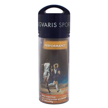 Imagem de Meia Panturrilha (3/4) Sigvaris Performance 20-30mmHg Branca P (Tamanho Pequeno) Longo (P3) Ponteira Fechada