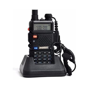 Imagem de Rádio Comunicador Walkie Talkie Ht Dual Band Fone UV-5R