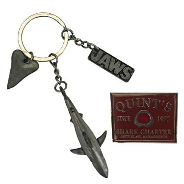 Imagem de Factory Entertainment Jaws Collector Home System Keychain and Pin Set