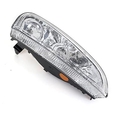 Imagem de JESYMBX Luz de condução diurna esquerda do motorista para para-choque dianteiro luz de condução para Porsche Cayenne 2007 2008 2009 2010 branca sem lâmpada