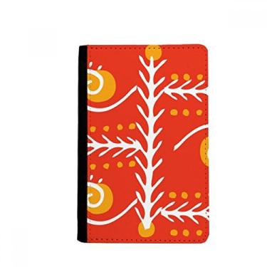 Imagem de Orange Line Totems Mexico Civilização Antiga Porta Passaporte Notecase Burse Carteira Capa Bolsa Cartão, Multicolor